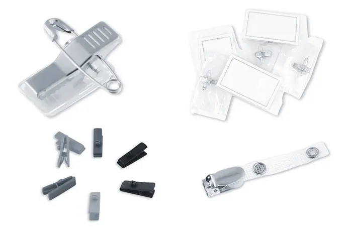 Plastic badgeclips