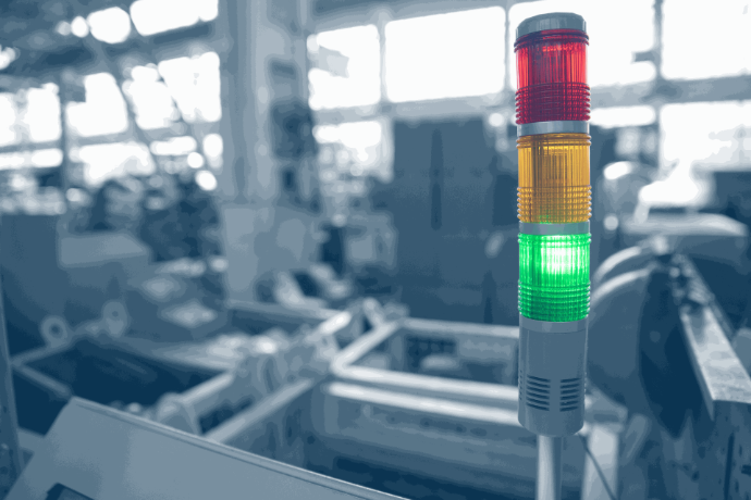 eutronix safety signal towers hardware solution stackable multi‑colour indicators for process monitoring