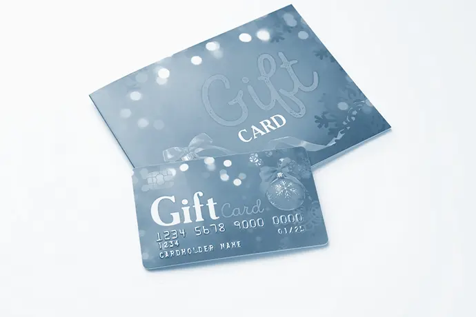 Gift and payment cards