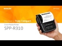 Bixolon SPP-R310PLUS thermal 3" mobile printer, USB, RS232, WLAN, w. PSU & belt clip