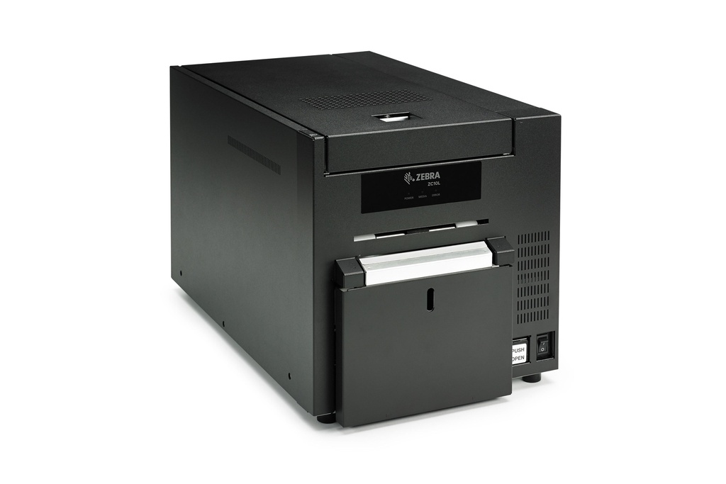 Zebra ZC10L, Single sided, large format card printer, USB, Ethernet with CardStudio Classic