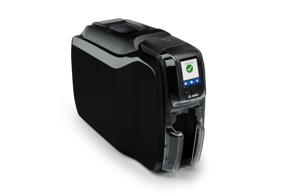Zebra ZC350 Dual side card printer USB/Ethernet HiCo/LoCo Mag S/W Selectable PC/SC Contact, Mifare