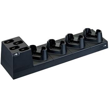 (5CBC-RK95) 4 Slot Terminal Cradle W/O Ethernet and 4 Slot Battery Charger Cradle for RK95 EU adapter