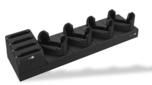 (5ST+4SB-RS35)4 Slot Terminal Cradle W/Ethernet and 4 Slot Battery Charger Cradle for RS35 EU adapter