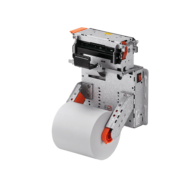 BK3 kiosk 3" thermal printer, vertical, USB/RS232,Ethernet, cutter & presenter, 120mm roll holder, w/ PSU