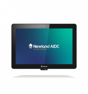 NQuire 1000 Manta III Micro Kiosk with 10" Touch Screen, 2D CMOS Mega Pixel imager with Laser Aimer (CM6x, Landscape), 8MP front camera, BT, 4G, GPS, WiFi and POE. Incl. wall mount bracket and multiplug adapter. OS: Android 13 GMS