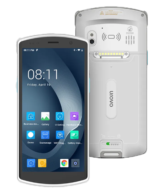 Urovo DT50H 5,7", HS7, A11/13 (AER), 4/64, WiFi, 4G, 5000mAH, standard, power supply
