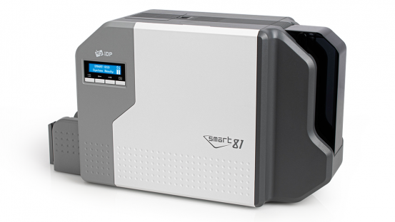 IDP SMART-81D, Dual Sided Retransfer printer 600 dpi, No Encoding Option, USB, Ethernet