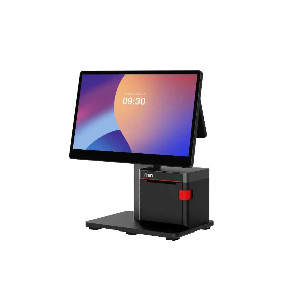 iMin Swan 2 15,6" touchscreen+10,1", 58mmm printer, 4GB, 64GB, Wifi, BT, NFC