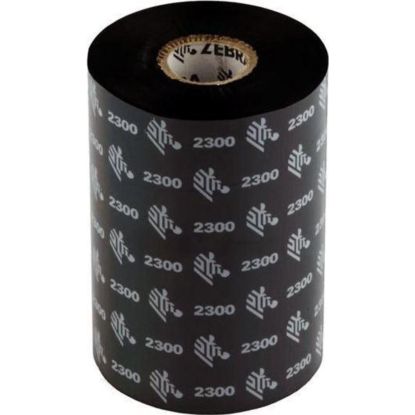 [02300BK11045] Wax Ribbon 110mm x 450M 2300 Standard 1"core (Box of 12)