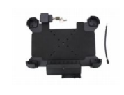 [AT-CART11005] RT110 vehicle dock, Ethernet, DC jack 19V, 2 USB, RS232 DB9, screw-on cross plate