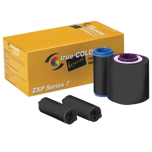 [800077-711EM] Monochrome black Ribbon (5000 images) for ZXP 7