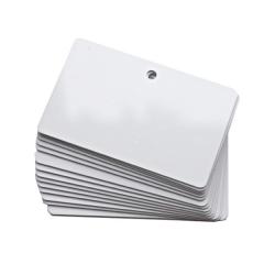 [CL-50-5x100-P] Cartes PVC haute qualité perfor ronde horizontal 86x54mm- 0.50mm(5x100pcs)