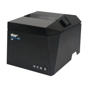 [39473390] Star TSP143IV, Linerless Label Printer, 40 – 80mm Label Widths, Cutter, USB-C, USB-A with Android AOA, Ethernet LAN, CloudPRNT, Grey Case, EU & UK Version, 24VDC Internal Power Supply 