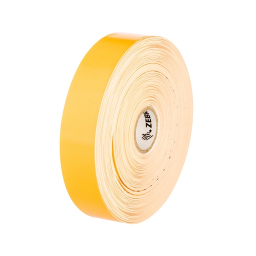 [10012718-2] Wristband, Synthetic,  25 x 254mm, Direct thermal, Z-Band Splash, Adhesive closure, 1"core, 350/roll, Yellow. Black mark sensing (Box of 4)