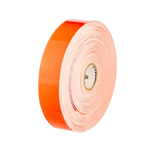 [10012718-1bis] Wristband, Synthetic, 25 x 254mm, Direct thermal, Z-Band Splash, Adhesive closure, 1"core,  350/roll, Black mark sensing, Red (Box of 4)