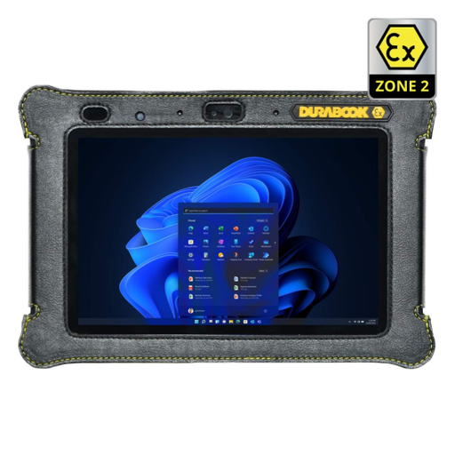 [R8H1P1DA_BXE] Durabook R8-EX Intel® Core™ i5-1230U up to 4.4 GHz, Windows 11 Pro 8GB RAM, 128GB PCIe SSD, Wi-Fi 6E, Bluetooth v5.3, 2MP Front Camera, 11MP Rear Camera, Swappable Battery Technology, USB Type C (DP), Thunderbolt 4, Certified ATEX Zone 2/22, EX Marking: Ex II 3G Ex ic IIC T4 Gc, Ex II 3D Ex ic IIIB T135°C Dc