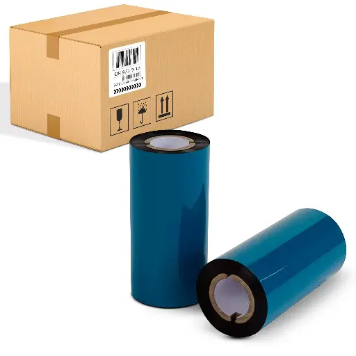 [TDW108-130450-OW] Ribbon Wax Standard 130mm x 450M Outside 1"core (Box of 12)