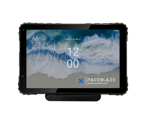 [MDT-801E-A14-AG-1N-M12-HS-AYK] PaceBlade MDT-801 Android 14, 4G, eSIM, WiFi, BT, CAM, GPS, Full-Feature cradle (M12 Ethernet) with heat shrink on cables, 1000 Nits screen Anti-glare with old full feature cable 